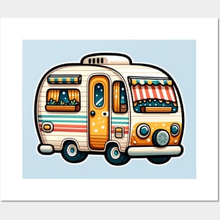 Cute mini van Posters and Art